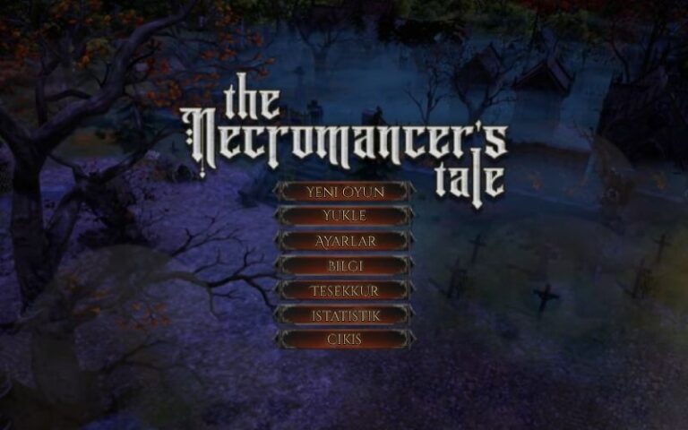the necromancers tale türkçe yama menü görseli