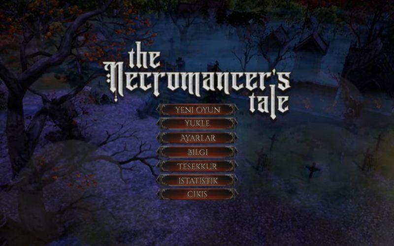 the necromancers tale türkçe yama menü görseli