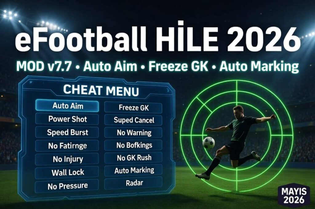 efootball hile 2026 - mod menu apk