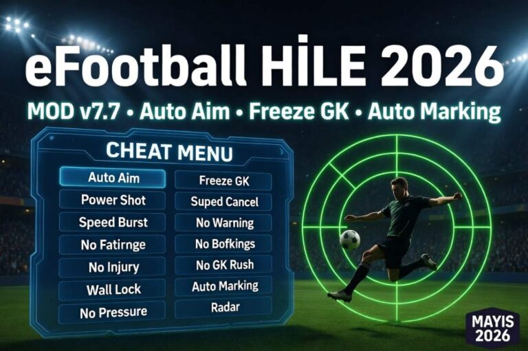 efootball hile 2026 - mod menu apk