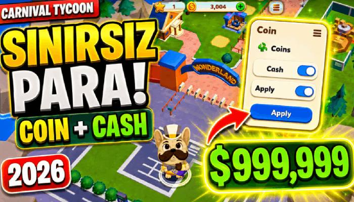 carnival tycoon hile 2026 kapak resmi